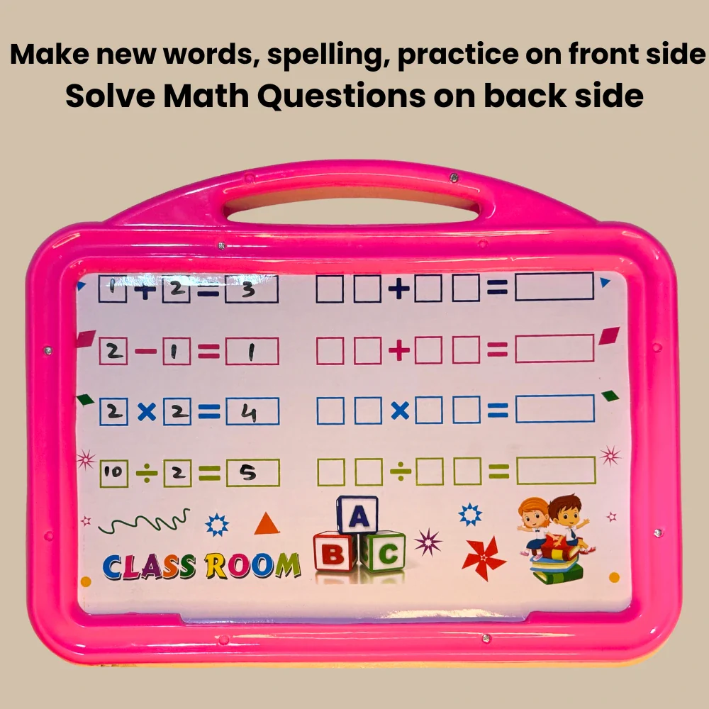 Kids Drawing Board + Magnetic Alphabets + 1 Board product image 3