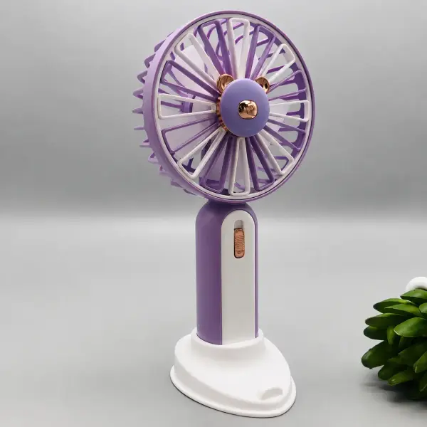 Kids Mini Handheld Desktop Fan with Lighting Function