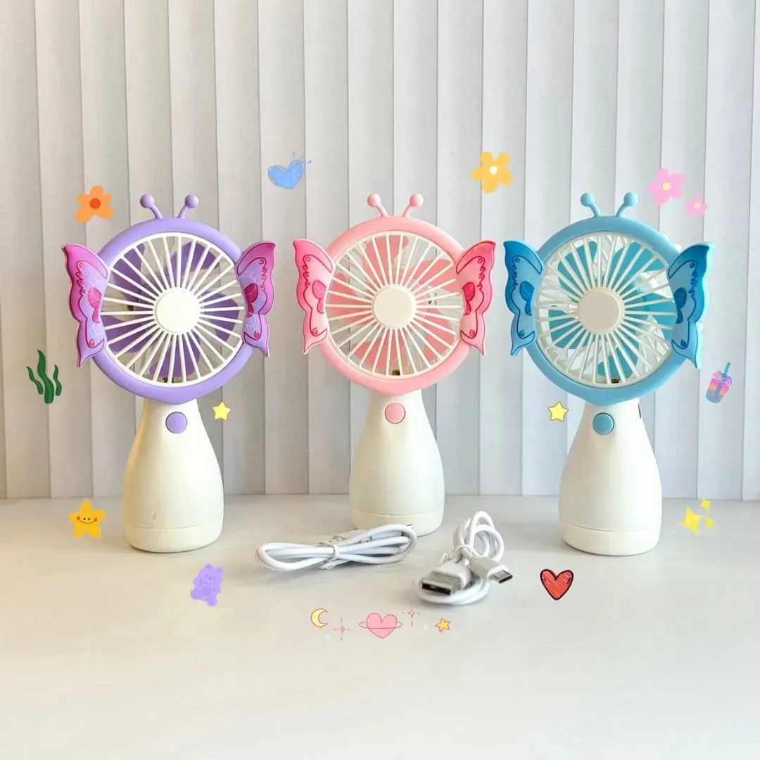 Butterfly hand fan in multiple colours