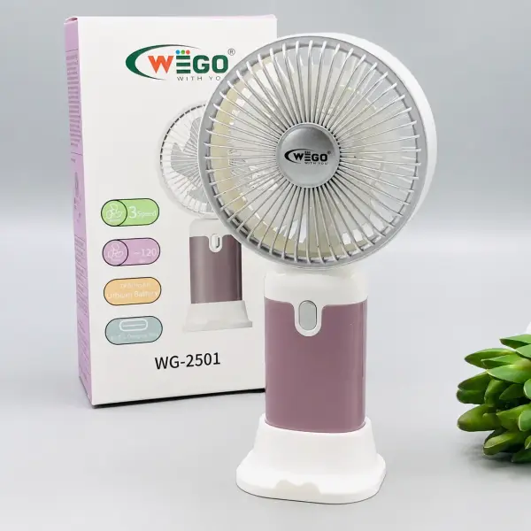 Kids Mini Rechargeable 3 Wind Speed Handheld Fan