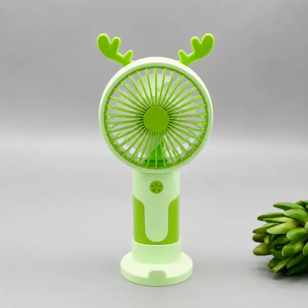Kids Rechargeable Deer Design Mini Cooling Fan in Pakistan - Safencia