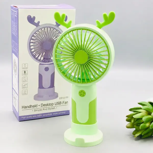 Kids Rechargeable Deer Design Mini Cooling Fan