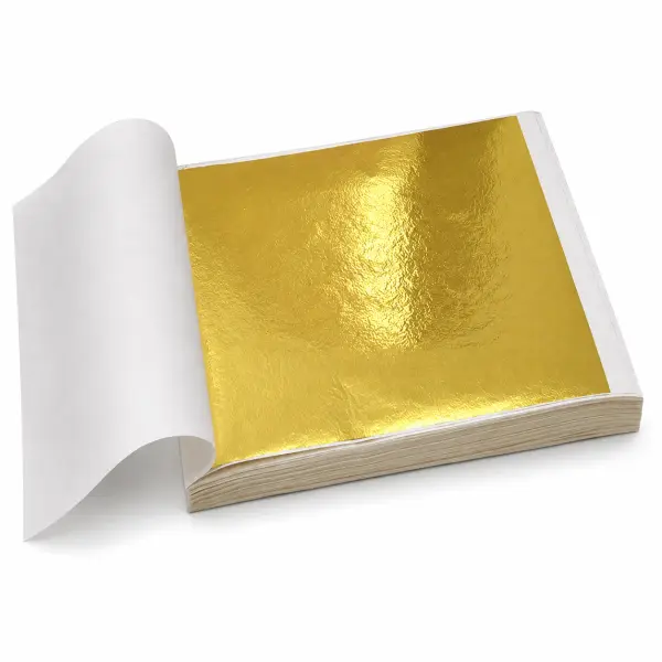 Metallic Leaf Sheets 14cm x 14cm Pack of 25