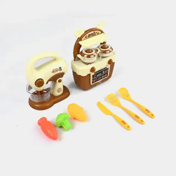 Little Chef Mixer & Stove Kitchen Set for Kids