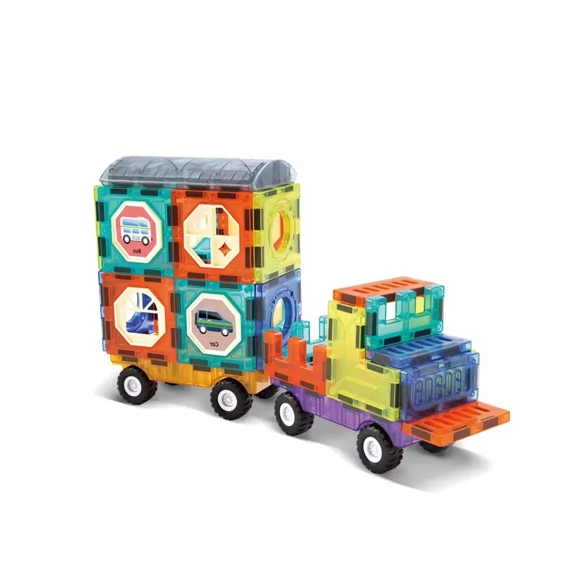 Magic magnetic blocks 41 pcs truck build