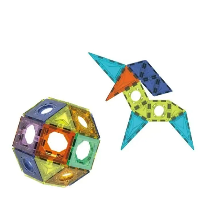 Magic magnetic blocks 3D shape builds