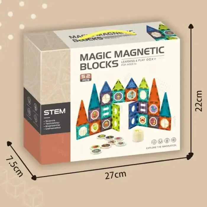 Magic magnetic blocks box dimensions