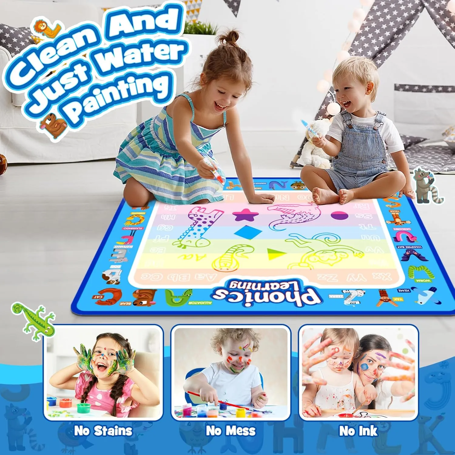 Reusable Magic Water Doodle Mat for Kids product image 3