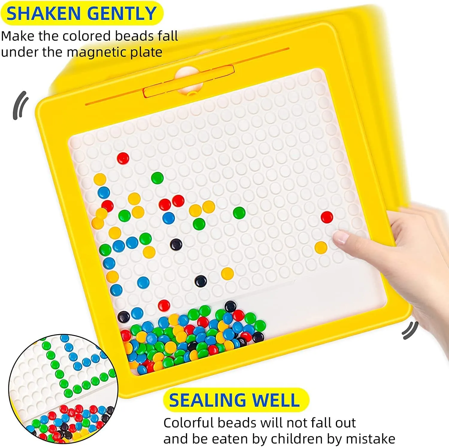 Magnetic Drawing Boards- 50 Magnetic Beads + 12 product image 4