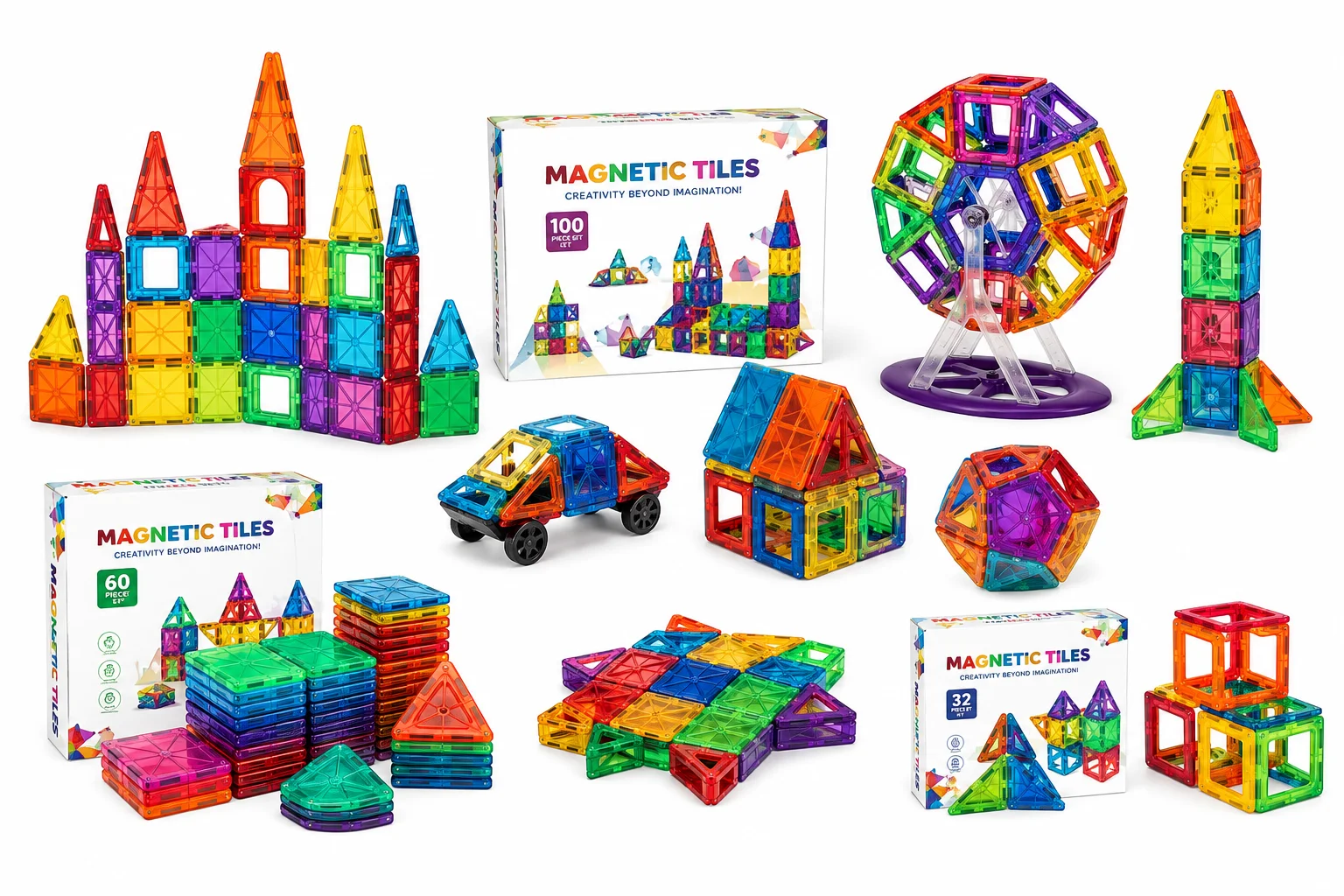Magnetic tiles and magna tiles for kids in Pakistan