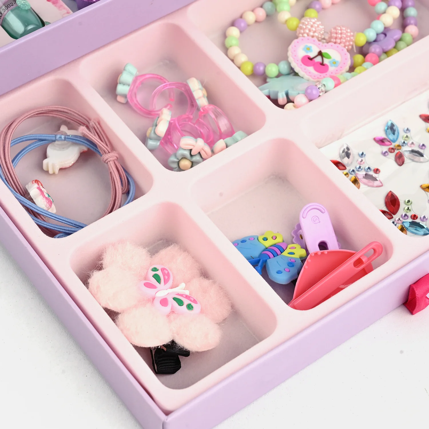 Mermaid Makeup & Jewellery Set box view - mermaid and dolphin design