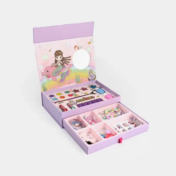Mermaid Makeup & Jewellery Set for Girls