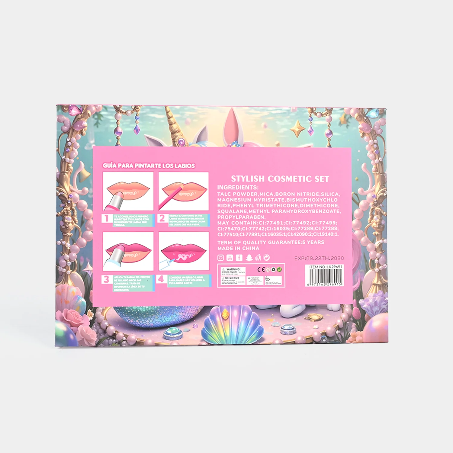 Mermaid Makeup Kit for Girls product image 5 - detail view