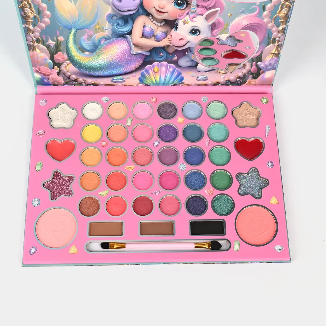 Mermaid Makeup Kit for Girls product image 2 - open palette
