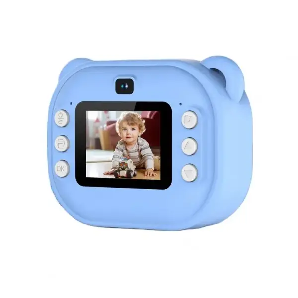 Mini Pocket Instant Camera Printer for Kids – Dual Camera, Print Photos in Seconds