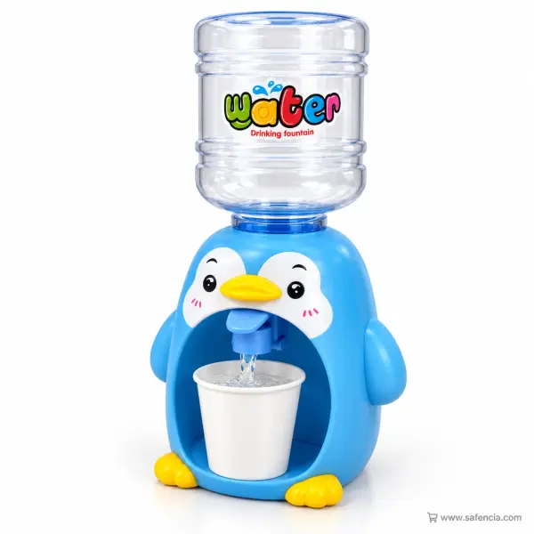Mini Water Dispenser for Kids, Penguin and Duck Designs
