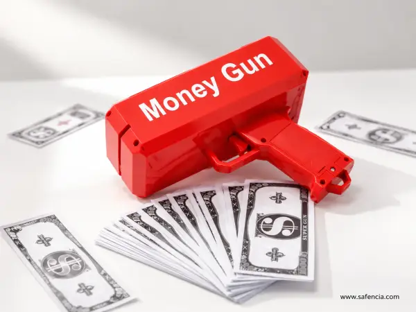 Super Money Gun — Money Rain Party Toy
