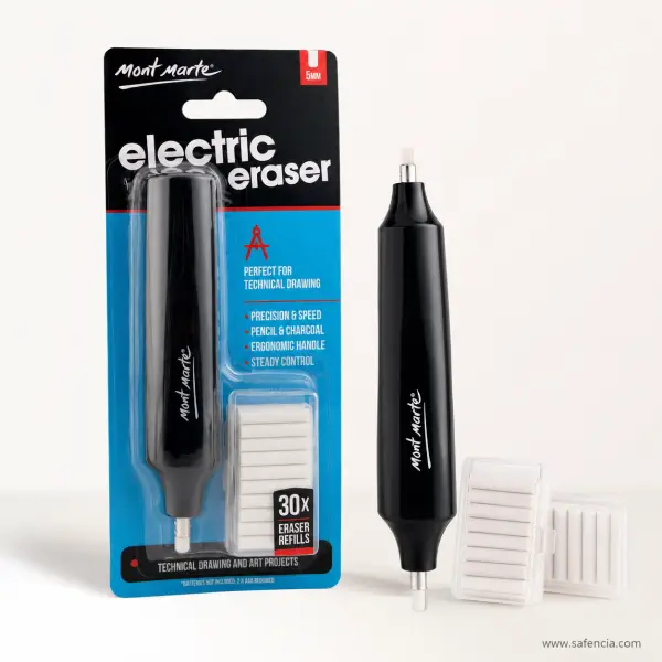Mont Marte Electric Eraser with 30 Refills