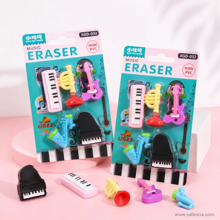 Musical Instrument Erasers – 1 Assorted Pack product photo 4 - buy in Pakistan from Safencia