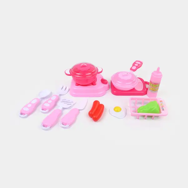 My Little Kitchen Chef Cooking Set – Pink