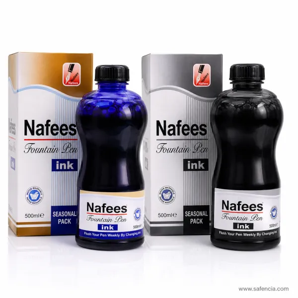 Nafees Fountain Pen Ink 500ml Seasonal Pack Bottle