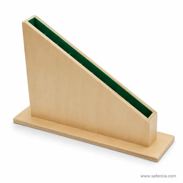 Elite Montessori Wooden Stand for Red Rods & Number Rods (Solid Hardwood Display Rack)
