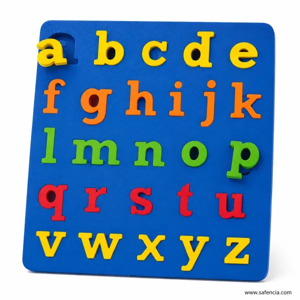 Foaming Alphabet abc Lowercase Learning Packet (Multicolor Foam Letters)