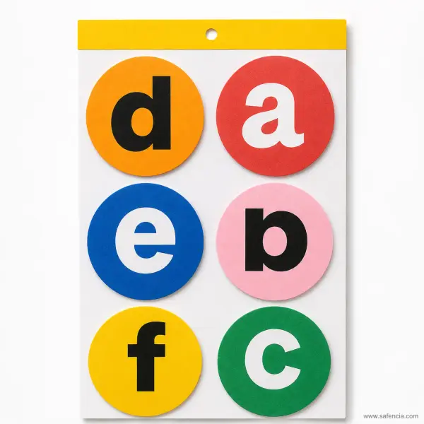 Foaming Capital A.B.C (Circle Shape) Educational Learning Set