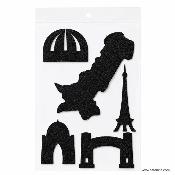 Foaming Glitter Pakistan Monuments & National Landmarks Educational Foam Set
