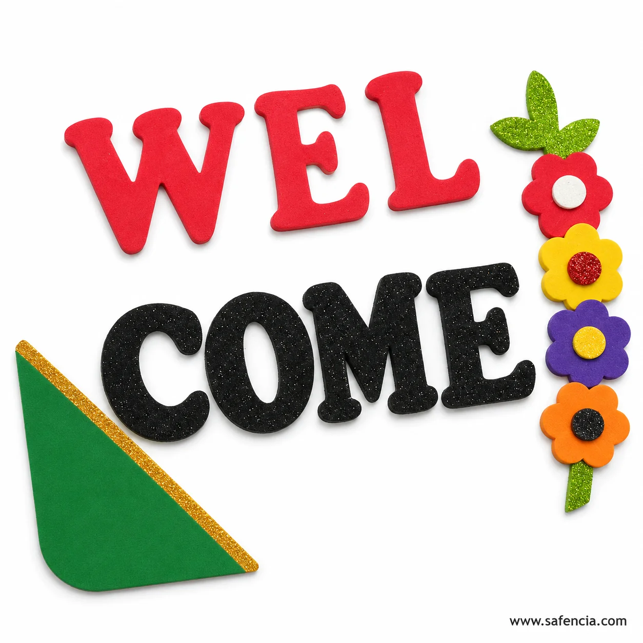Kids bedroom door welcome banner display