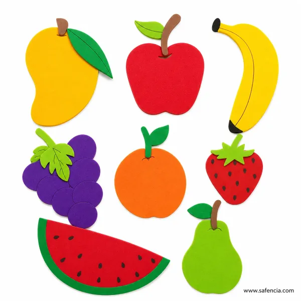 Foaming Sticker Fruits Educational 3D Self-Adhesive Foam Set