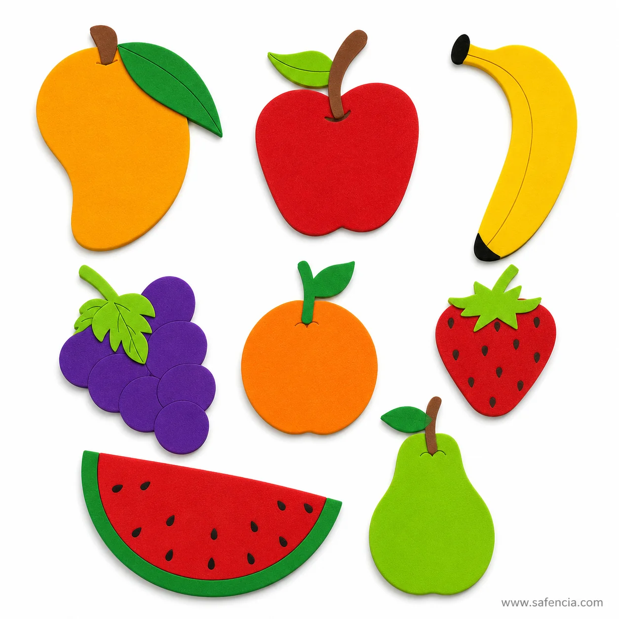 Foaming fruit stickers retail pack presentation