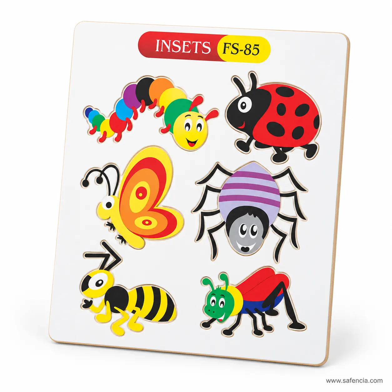 Insects foam chart with the red banner printed INSETS and the FS-85 model code