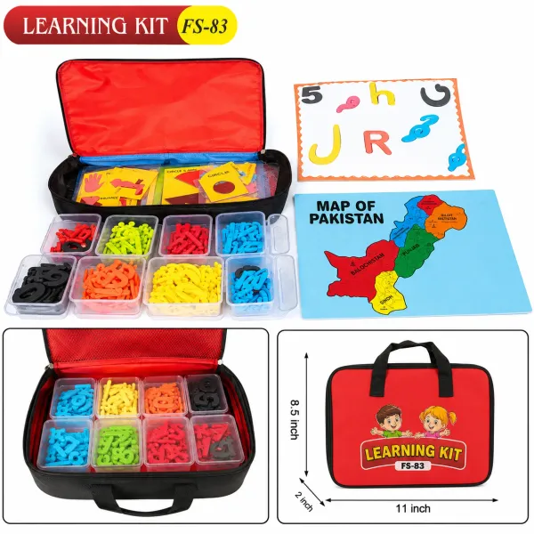 Kids Learning Foaming Kit (Deluxe Multi-Activity Early Childhood Foam Learning Bundle)