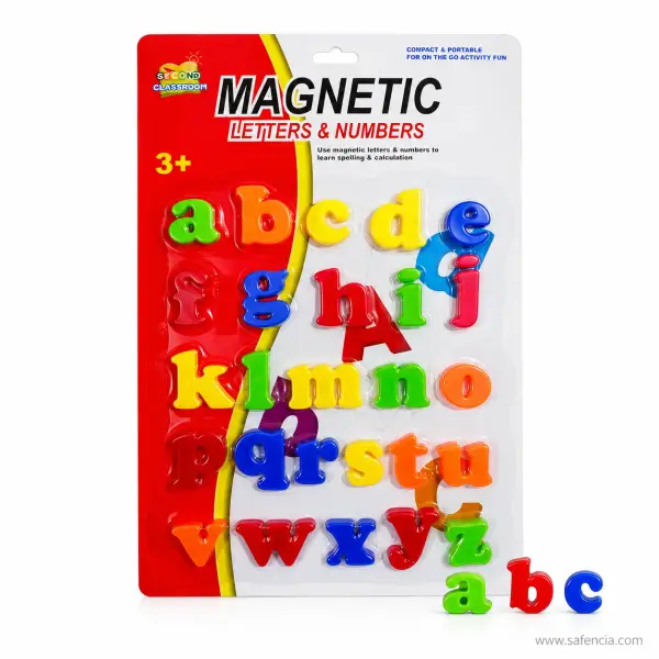 Letter & Number English Small Card (Model 8215 Lowercase Phonics & Digits Set)