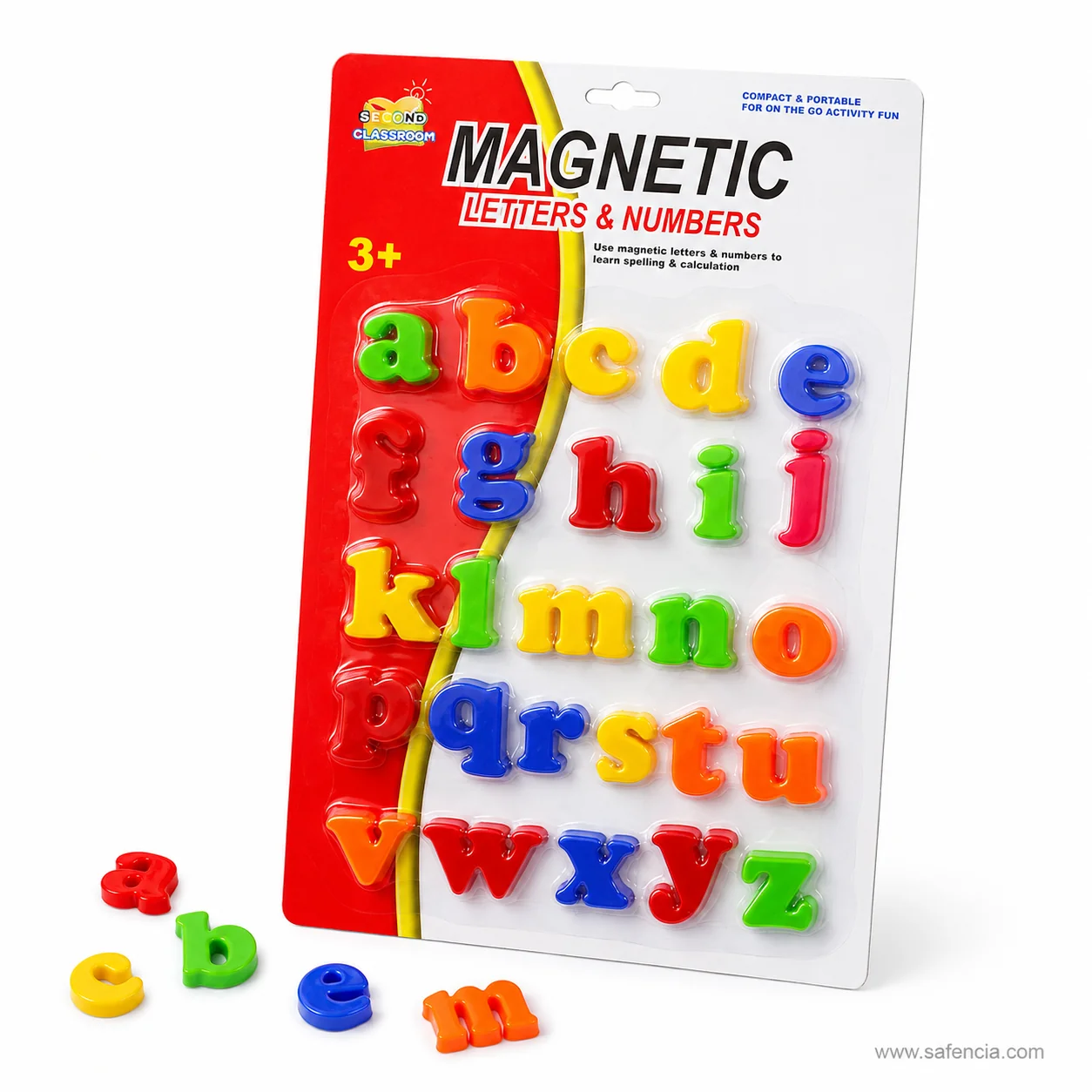 Child phonics practice with lowercase letter card