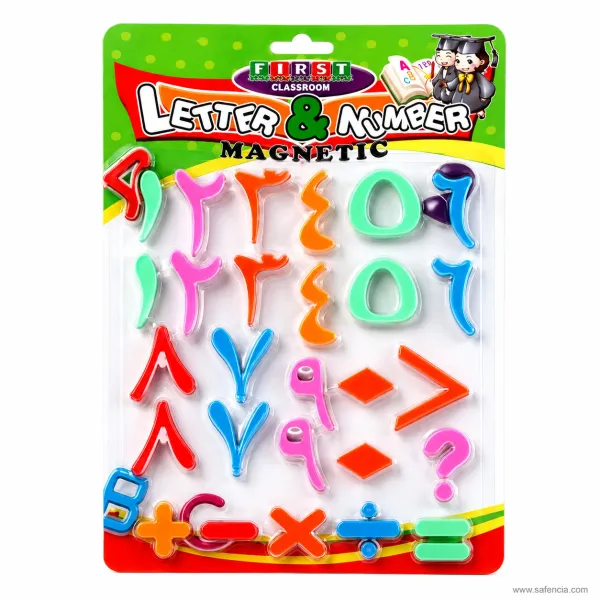 Letter & Number Roman Counting Card (Model 8275 Educational Numerals Set)