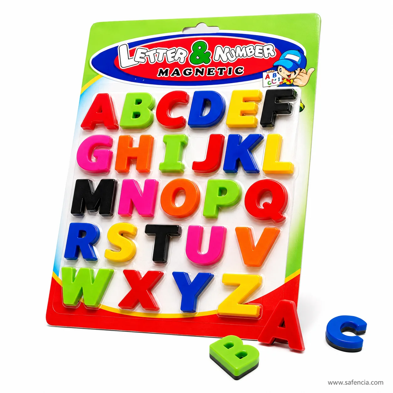 Child practicing lowercase phonics on card