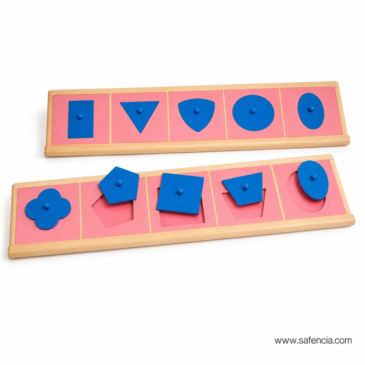 Child practicing pencil control tracing with metal insets
