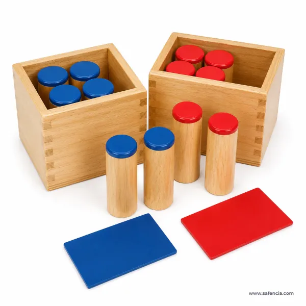 Montessori Sound Box Set (Auditory Discrimination Cylinders 12 Pcs)