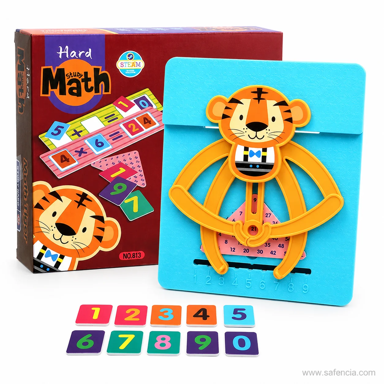 Complete Math Tiger educational game retail packaging