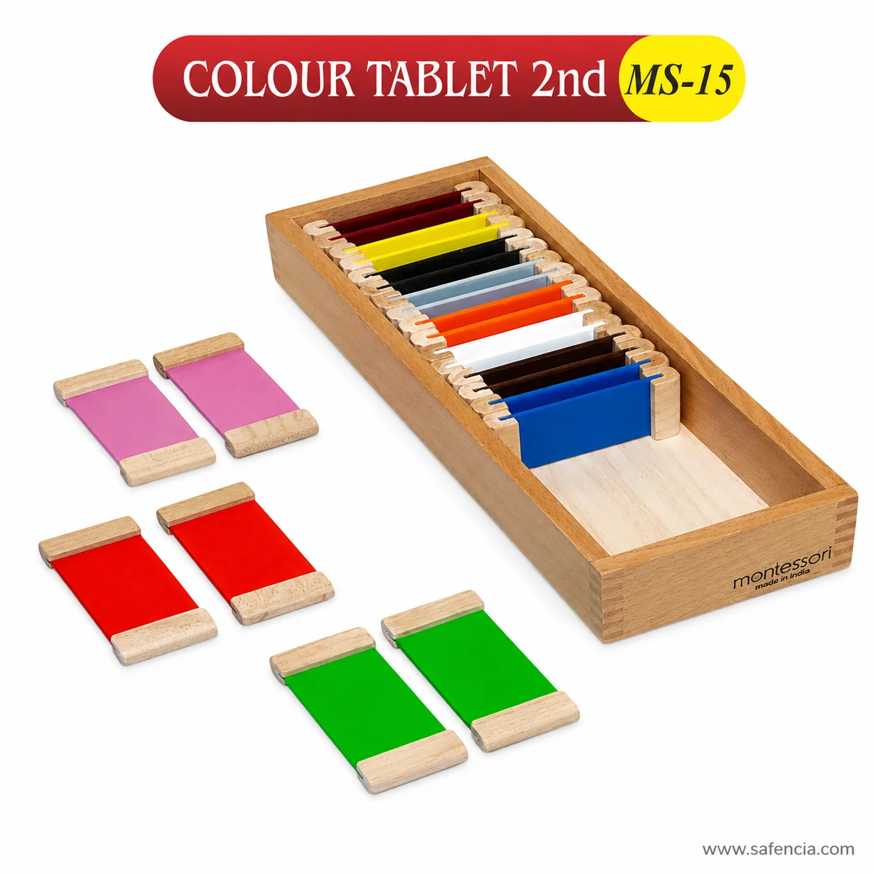 Child matching color pairs during sensorial lesson