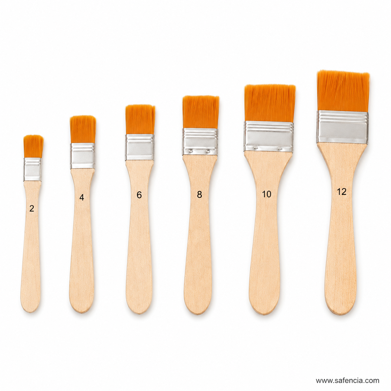 Nylon Base Making Paint Brush Sizes 2 to 12 product photo 7 - buy in Pakistan from Safencia