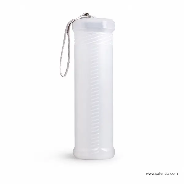 Clear Plastic Paint Brush Tube Holder with Wrist Strap