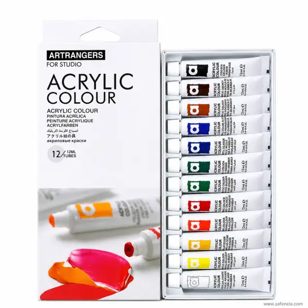 Art Rangers For Studio Acrylic Colour Set of 12 x 12ml