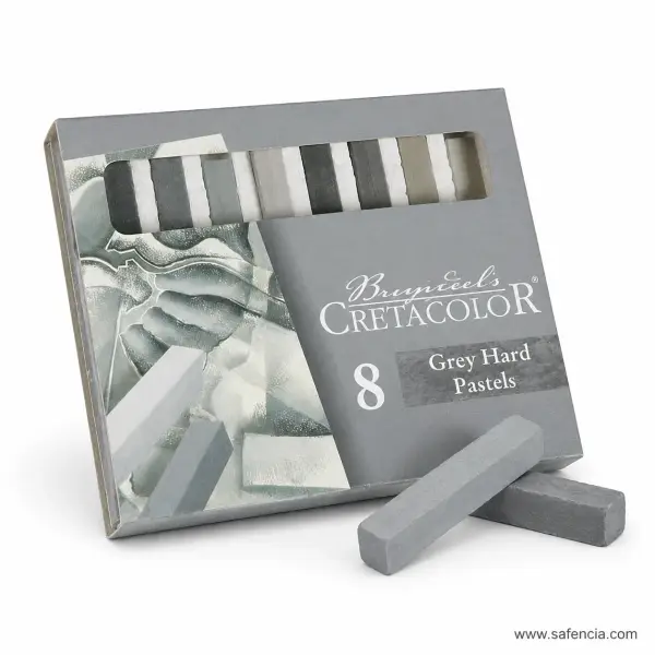 Cretacolor Grey Hard Pastels Set of 8