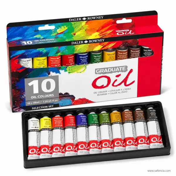 Daler-Rowney Graduate Oil Selection Set 10 x 38ml
