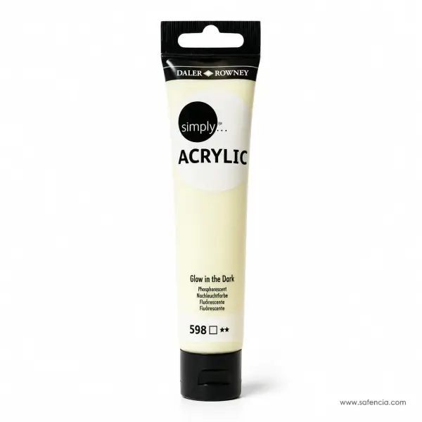 Daler-Rowney Simply Acrylic Glow in the Dark 75ml Tube