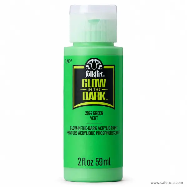 FolkArt Glow in the Dark Acrylic Paint 59ml Bottles