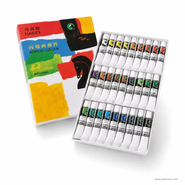 Marie's Acrylic Colour Set of 36 Colours